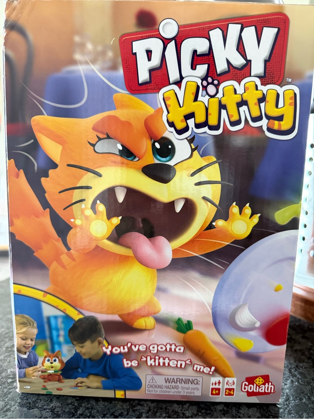 Goliath Picky Kitty Kids Game - Orange